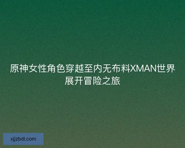 原神女性角色穿越至内无布料XMAN世界展开冒险之旅